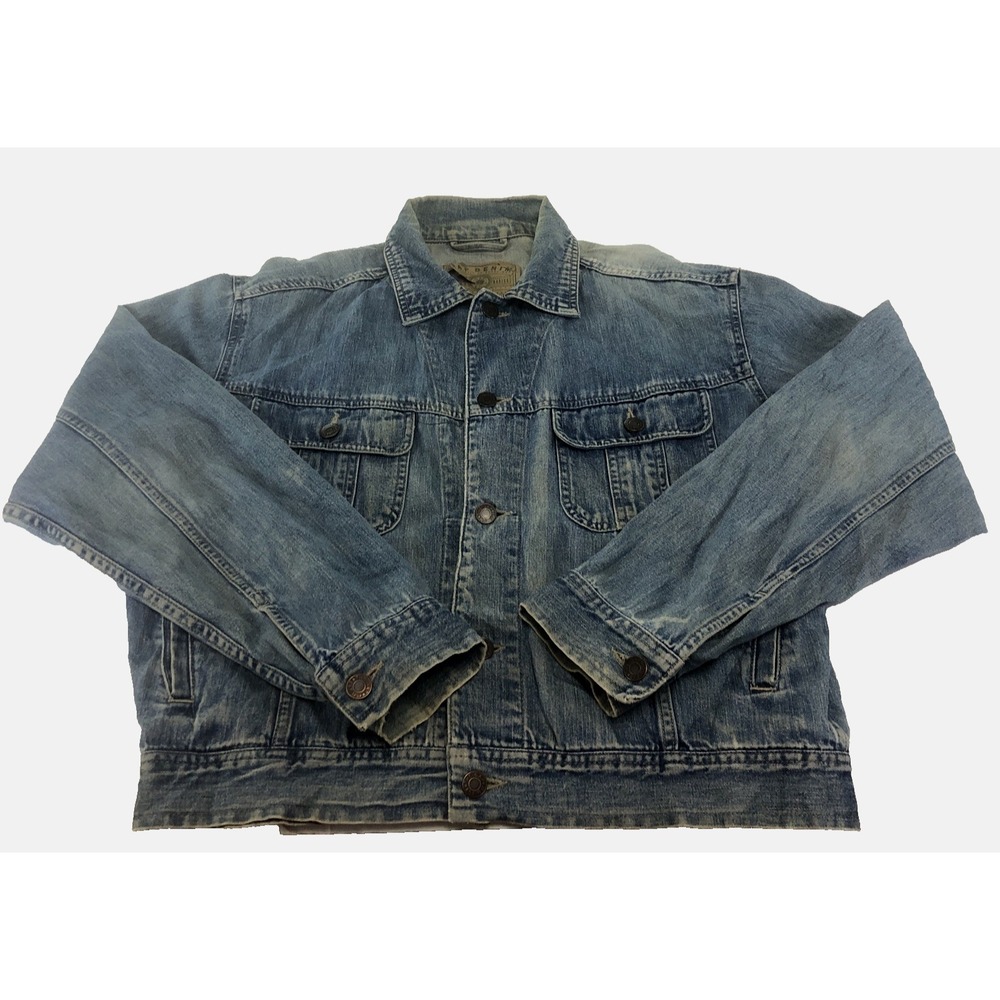 Vintage GAP Denim Jacket Women's Small Cropped Blue Jean Trucker Style 6-Pocket‎